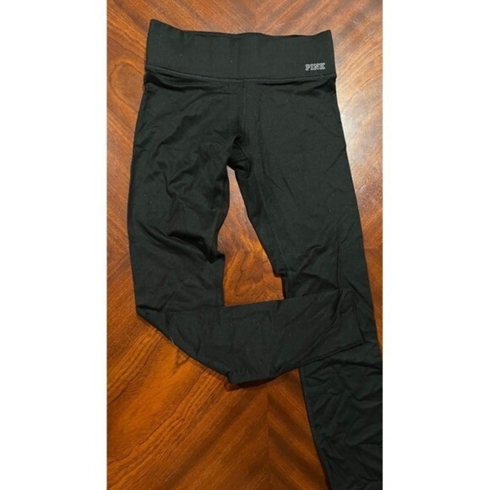 PINK Victoria's Secret Ultimate Leggings XS Black High Rise Athletic Yoga‎ Gym - Picture 2 of 8